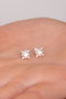 Heliophilia Silver Pendientes de Plata Esterlina 925